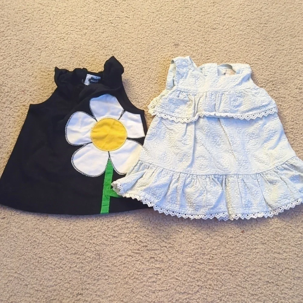 Bundle of Two Dresses Size 9-12 Months